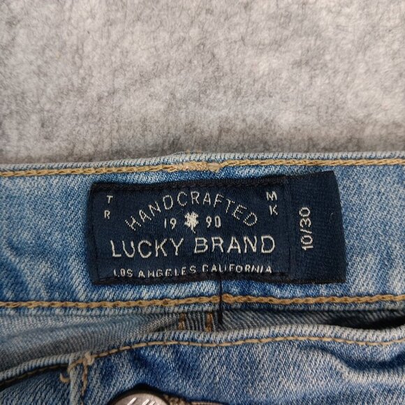 Lucky Brand Brooke Skinny Jeans Women's Size 10/30 Light Wash Waist 30-32​​ - Picture 4 of 13